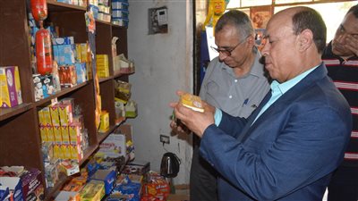 محاضر متنوعة وأغذية فاسدة في حملة مكبرة بقرى المحلة | صور