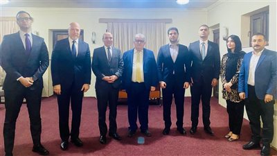 القنصل المصري لدى أربيل يستقبل وفد اتحاد طلاب كردستان