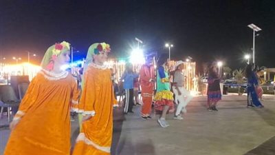 بالصور..بأغاني التراث السيناوي والطرب الأصيل.. قصور الثقافة تواصل احتفالات العيد بجنوب سيناء  