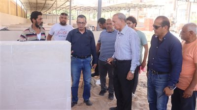 محافظ القليوبية يتفقد أعمال السوق الحضاري بالقناطر الخيرية لإنشاء عدد 147 باكية