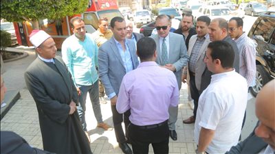 اللواء نور الدين يتفقد الخدمات والمرافق بشوارع محافظة كفرالشيخ 