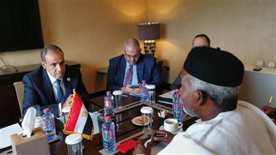 وزير الخارجية يلتقى مع نظيره النيجيري  في الإجتماع السادس للاتحاد الأفريقي 