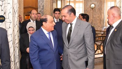 بالصور.. وزير الشئون النيابية يلتقي رئيس محكمة النقض ورئيس مجلس القضاء الأعلى