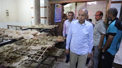 محافظ المنيا يقود حملة مفاجئة فجراً على المخابز.. غلق مخبزين وتحرير محاضر للمخالفين