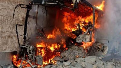 مصرع وإصابة 27 شخصا إثر تصادم سيارة نقل بأتوبيس بالطريق الصحراوي الشرقي بالمنيا 