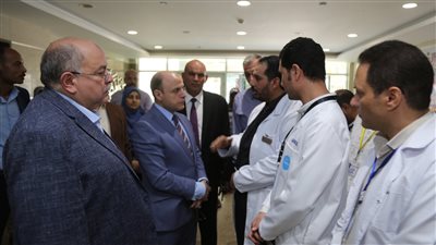 ‏خلال زيارته لـ قلين.. محافظ كفرالشيخ يتفقد المستشفى  المركزي .. 