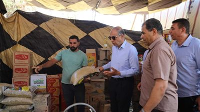 محافظ المنيا يقود حملة تموينية مكبرة علي المخابز البلدية بمركز سمالوط