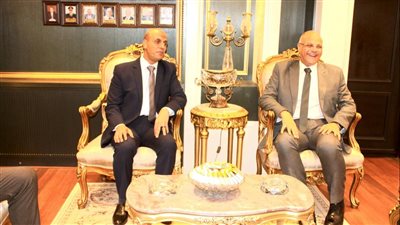 محافظ القليوبية يهنئ اللواء عبد الفتاح القصاص بتوليه منصب مدير أمن القليوبية