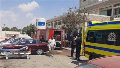 وزير الصحة يتابع تداعيات حريق مستشفى السادات المركزي