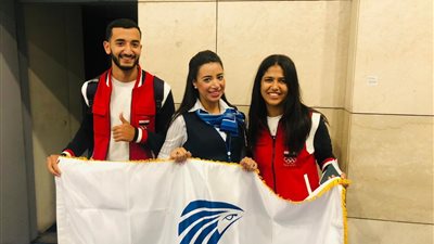 مصرللطيران تحتفل بالبطل محمد السيد الفائز بالميدالية البرونزية في أوليمبياد باريس  