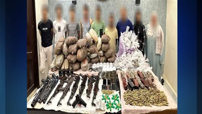ضبط تشكيل عصابي بمواد مخدرة تقدر بقيمة 2 مليون جنيه بالدقهلية 