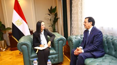 وزيرة التضامن تلتقي المدير العام للمنظمة العربية للتنمية الإدارية