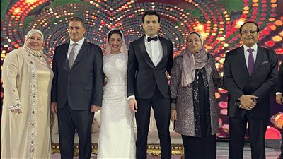 بالصور.. المستشار الجنزوري يحتفل بعقد قران وزفاف نجله أحمد وكيل النائب العام