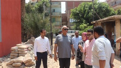 محافظ القليوبية يتفقد عدد من مشروعات حياة كريمة بمدينة شبين القناطر