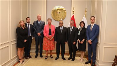 وزيــر العـدل يستقبل وفـداً مـن الاتحاد الأوروبي