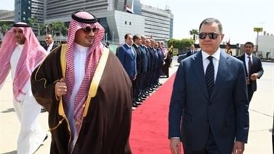 وزير الداخلية يودع نظيره السعودي بمطار القاهرة الدولي عقب انتهاء زيارته لمصر