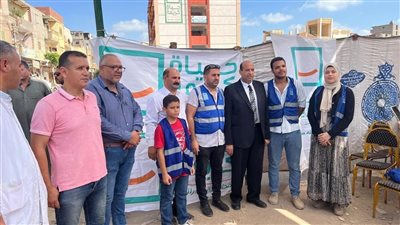  قافلة بيطرية مجانيه بكرالشيخ  ضمن المبادرة الرئاسية 