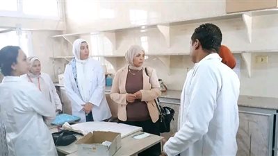 الصحة: فريق الحوكمة والمراجعة الداخلية يتفقد مستشفى السويس العام