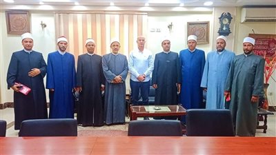 وكيل الشباب بكفر الشيخ يستقبل وفد قافلة مجمع البحوث الإسلامية