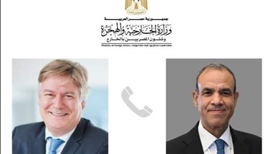 وزير الخارجية والهجرة يتلقى اتصالاً هاتفياً من نائب البرلمان الأوروبى 