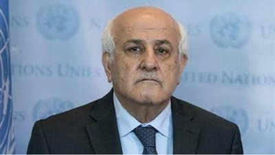 السفير رياض منصور القرار الأممي نقطة تحول في مسار نضالنا من أجل الحرية والعدالة