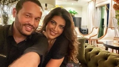 رسائل متبادلة بين الفنانة ريهام حجاج وزوجها في عيد ميلادها 38