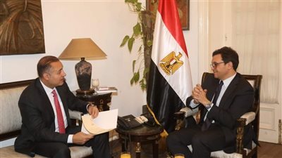 وزير الثقافة يستقبل سفير قطر بالقاهرة ويبحثان سبل تعزيز التعاون الثقافي