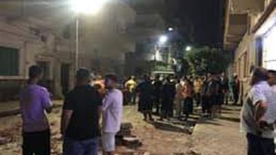 سقوط بلكونة على سيارة في الإسماعيلية دون إصابات