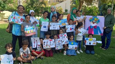 بالصور..الثقافة تحتفل باليوم العالمي للسلام مع أطفال الأسمرات بمركز الحضارة والإبداع