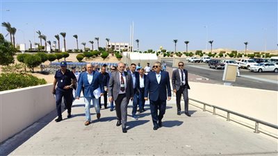 اللجنة العليا للتفتيش الأمني والبيئي تتفقد مطاري مرسى علم والغردقة الدوليين 