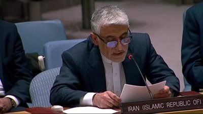 المندوب الإيراني بمجلس الأمن: يجب أن تنهي إسرائيل حربها على غزة لمنع التصعيد 