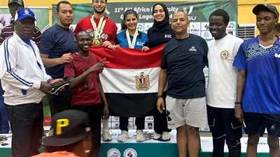 البعثة المصرية للرياضة الجامعية تكتسح بطولة الألعاب الإفريقية للجامعات وتحصد المركز الأول