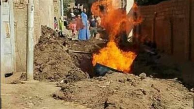 السيطرة على حريق في خط غاز طبيعي بالمنوفية.. تفاصيل