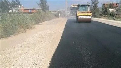  رصف ورفع كفاءة طريق سعود صان الحجر بطول 26كم وبتكلفة 130مليون جنيه