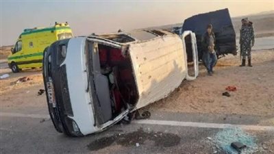 انقلاب ميكروباص يقل عمالًا في قليوب.. إصابة 8 أشخاص ونقلهم للمستشفى