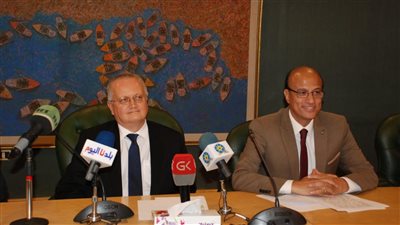 بالصور..السفير الروسي فى لقائه بنقابة الصحفيين  بوريسينكو:  امريكا السبب الرئيسي للأضطراب في الشرق الاوسط