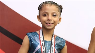 ليلى محمود تحقق الميدالية الذهبية فى بطولة كأس مصر  للجمباز 