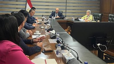 الحفني يبحث مع مسئولي  هواوي   فرص التعاون في مجال تطوير البنية التحتية الرقمية بقطاع الطيران
