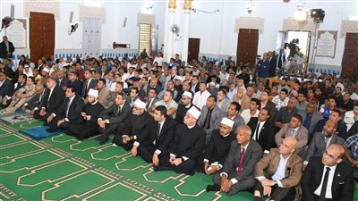 وزير الأوقاف يشهد حفل إحتفال محافظة السويس بعيدها القومي
