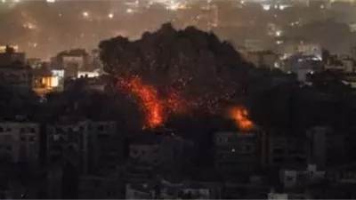 هجوم إسرائيلي على ثكنة الإمام حسن في كرمانشاه غرب إيران