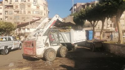 رفع الإشغالات عقب الانتهاء من الاحتفالات بمولد العارف بالله إبراهيم الدسوقي 