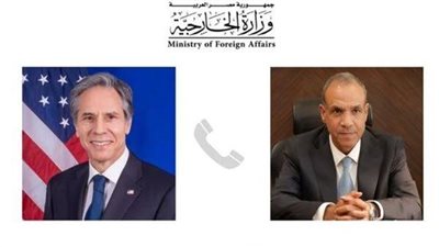  بلينكن وزير  الخارجية الأمريكي لنظيره المصرى  عبد العاطي :لابد من  معالجة الفراغ الرئاسي  فى لبنان.. ونشكر مصر على جهودها  