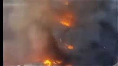اندلاع حريق وسط تل أبيب..والدفع بفرق إطفاء للسيطرة