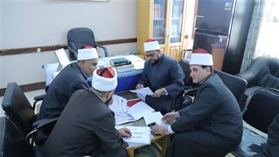 زيارة أمين مجمع البحوث لمنطقة وعظ المنيا لمتابعة منظومة سير العمل بالمحافظة 