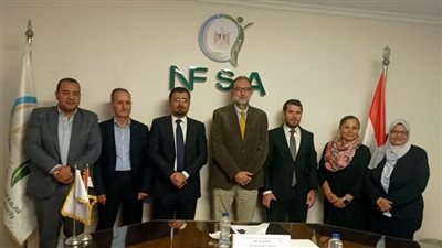رئيس هيئة سلامة الغذاء يلتقى وفد مديرية الثروة الحيوانية بكردستان لبحث التعاون