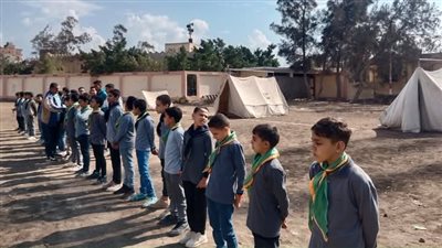 مجمع معاهد أبوغنيمة الأزهري يشارك بعروض كشفيه  واستعراضات فنيه 