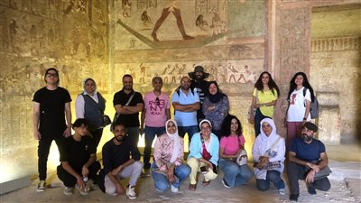 بالصور..مصر بعيون الفنانين.. قصور الثقافة تواصل جولات مراسم بني حسن