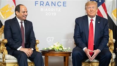 الرئيس السيسي يجري اتصالا هاتفيا بترامب لتهنئته بالفوز في الانتخابات