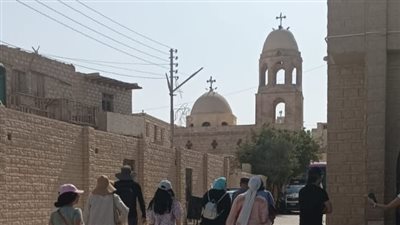 بالصور..بجولة في جبل الطير.. الثقافة تواصل مراسم بني حسن بالمنيا