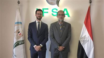 رئيس الهيئة القومية لسلامة الغذاء يلتقي الملحق التجاري بالسفارة النمساوية بالقاهرة لبحث التعاون